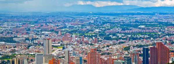 Skyline of Bogota, Colombia 