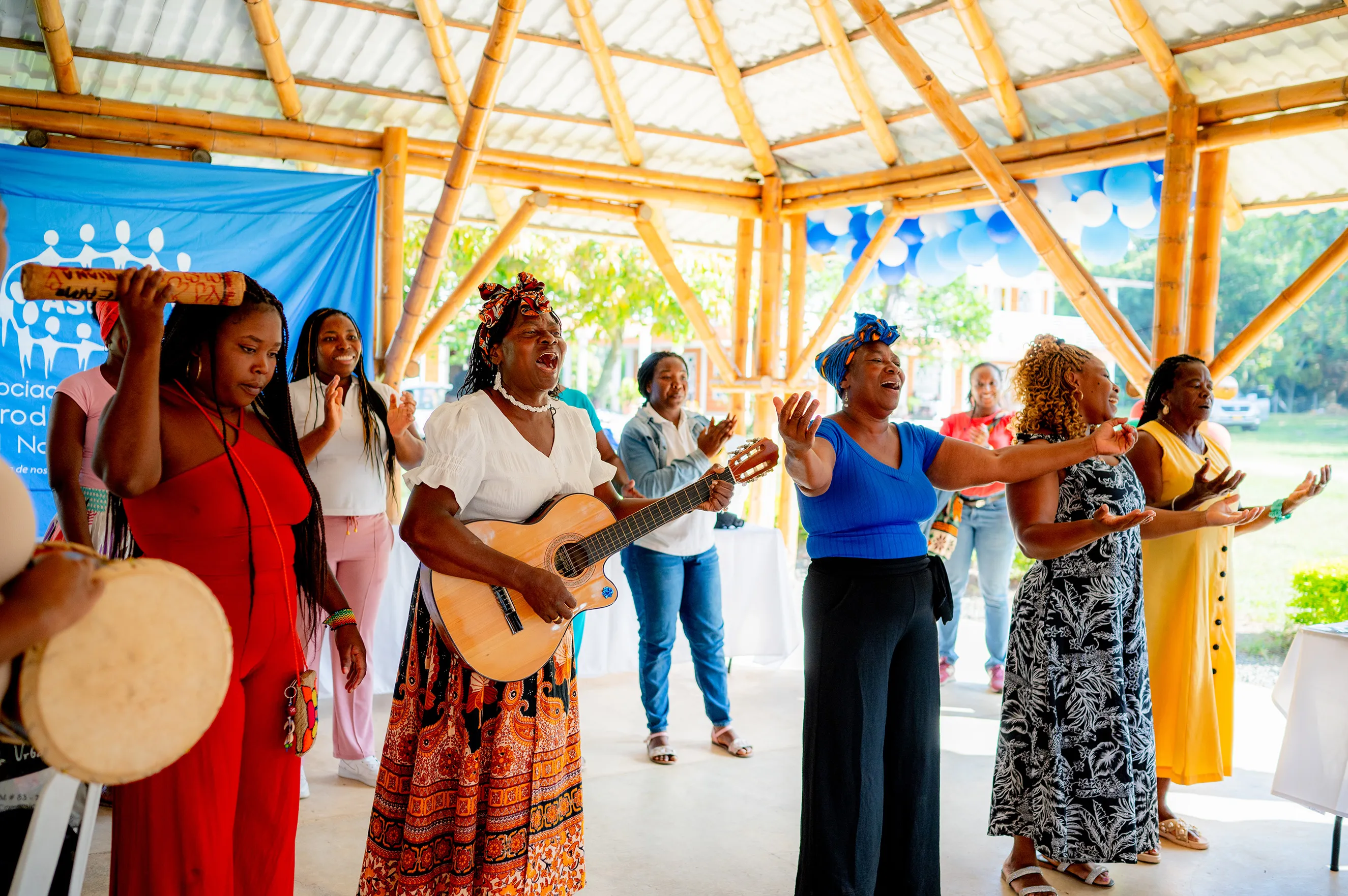 Singers performing at a BUILD IAT convening.